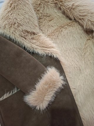 Abrigo reversible pelo Zara