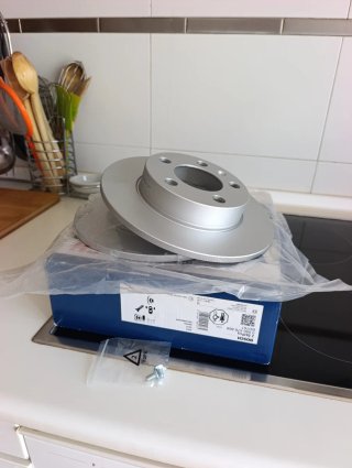 Discos de freno traseros Bosch Golf 4