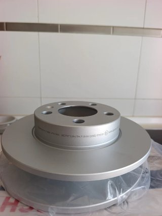 Discos de freno traseros Bosch Golf 4