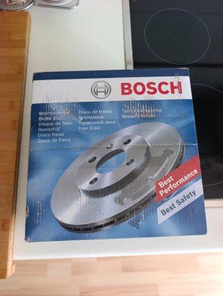Discos de freno traseros Bosch Golf 4