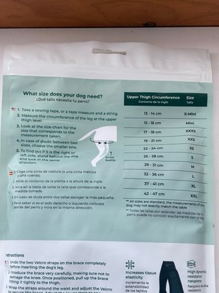 Ortocanis Protector Rodilla Perro Talla L