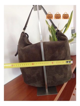Borsa Casmani Camoscio Marrone