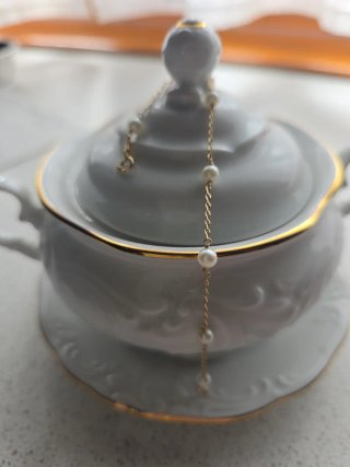 Pulsera Oro 18k y Perlas