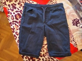 Pantalón corto hombre azul talla s