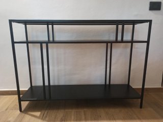 Consolle nera design moderno