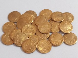 25 Monedas réplica Dólar Liberty