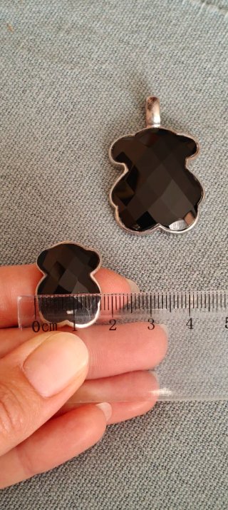 Colgante y Anillo Tous Oso Onix
