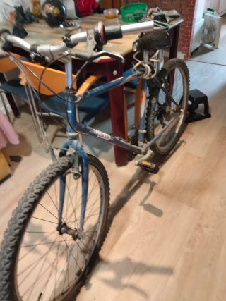 Bicicleta azul