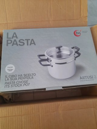 Pentola Artusi con scolapasta