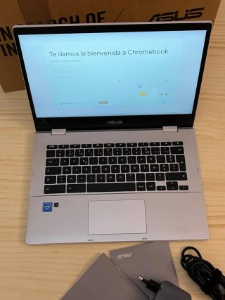 Portátil ASUS Chromebook CX1400CN N3350 14 FHD