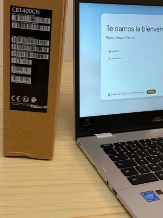 Portátil ASUS Chromebook CX1400CN N3350 14 FHD