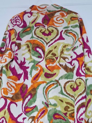 Blusa estampada multicolor