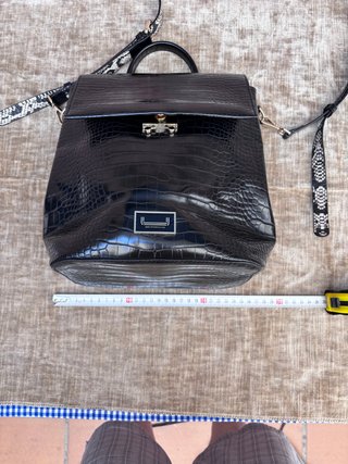 Mochila Bolso Adolfo Dominguez Negra
