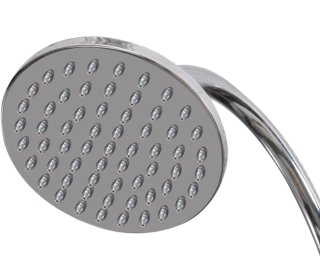 Ducha exterior madera y metal