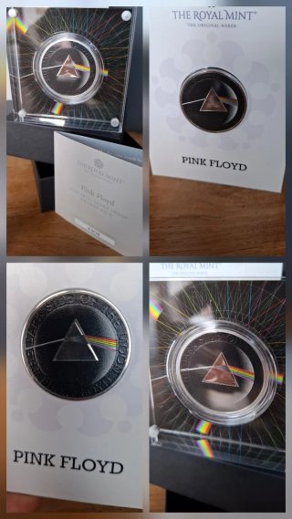 Coppia Monete Pink Floyd Royal Mint