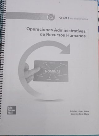 Libro operaciones administrativas  recursos humano