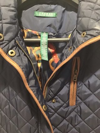 Chaqueta Lauren Ralph Lauren acolchada, ribeteada