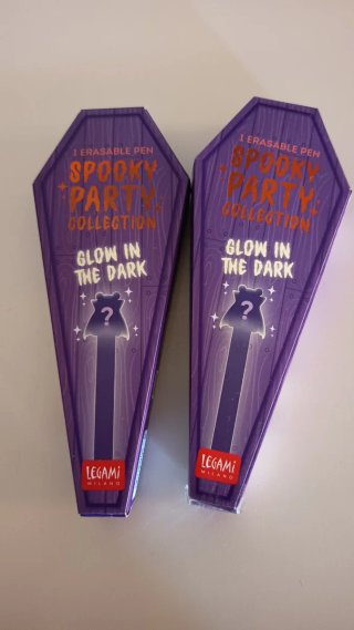 2 Penne Legami Spooky Party Glow in the Dark