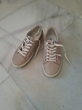 Zapatos de golf beige