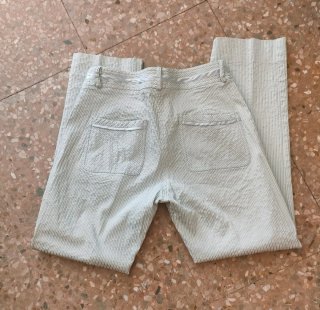 Abito a righe donna con pantaloni e giacca