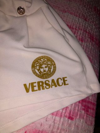 Pantaloncini Versace Donna Bianchi