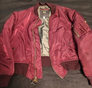 Chaqueta Bomber Granate Alpha Industries ed. Limit