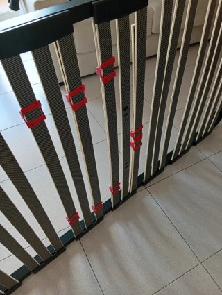 2 Somieres de láminas metálico y madera