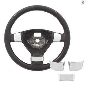 Molduras Volante VolksWagen Golf 5 Cromadas