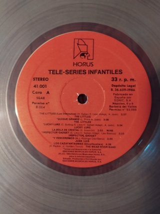 Vinilo LP 1986 Tele Series Infantiles