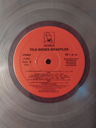 Vinilo LP 1986 Tele Series Infantiles