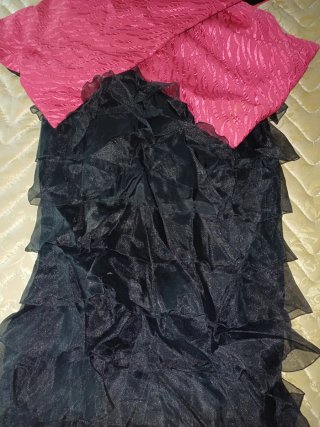 Capa fiesta Reprise roja y negra talla única 40