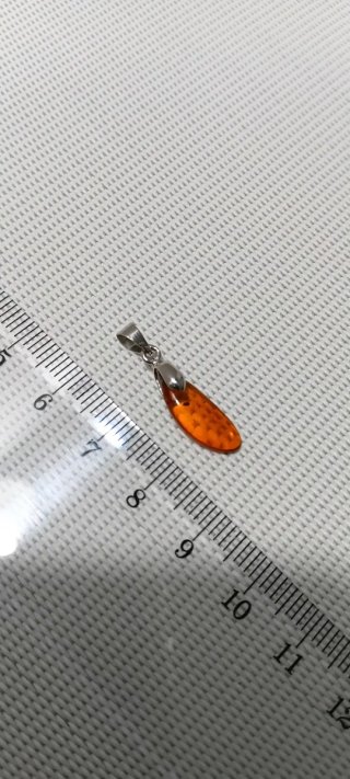 Colgante Plata 925 con Ámbar Báltico.