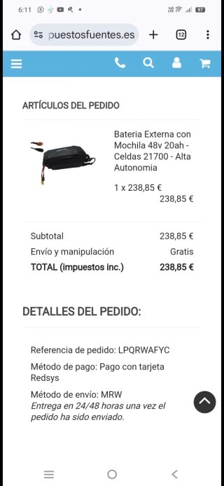 Monopatín Eléctrico B-Mov 4 Pro 800W 520€ negociab