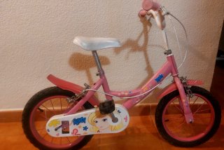 Bicicleta infantil Nancy rosa