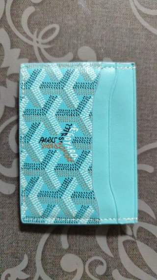 Tarjetero Goyard Azul