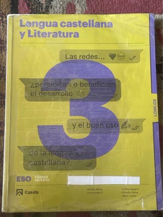 Lengua castellana y literatura 3 ESO