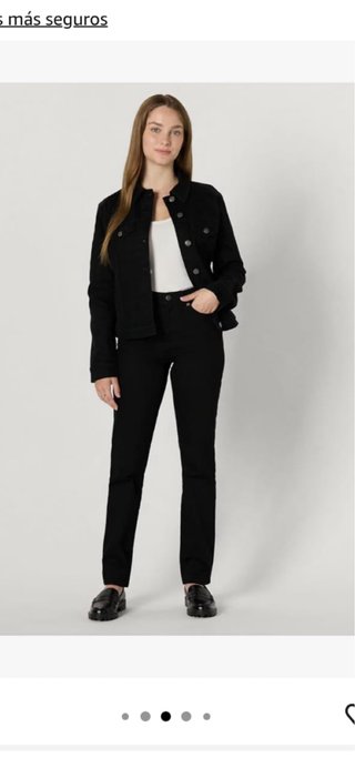 Chaqueta vaquera negra