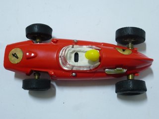 Doble Guía EXIN COOPER ROJO C-58 SCALEXTRIC ORIG.
