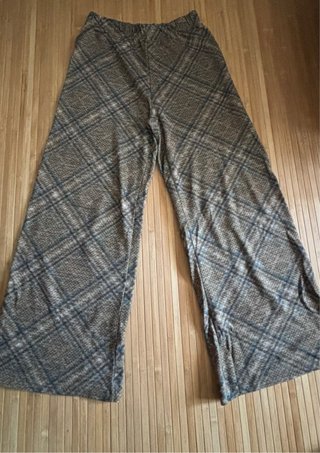 Pantalón ancho estampado