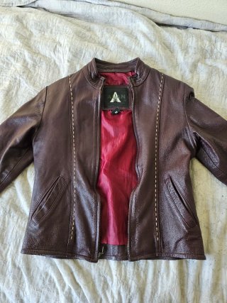Chaqueta de cuero Mujer Talla M