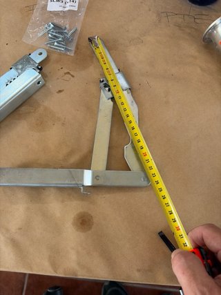 Bisagra multiposición metálica
