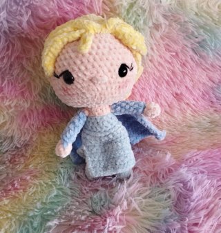 Muñeca Crochet Frozen Elsa