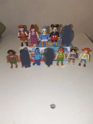 Lote 9 Playmobil Kinder Sorpresa Disney Figuras