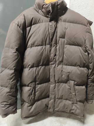 Abrigo plumífero Tommy Hilfiger marrón