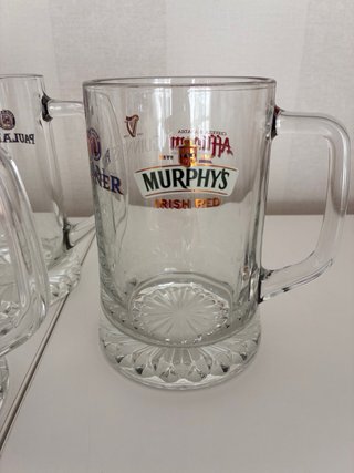 6 Jarras Cerveza Paulaner, Guinness, Murphys