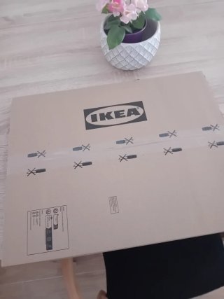 Puerta IKEA OXBERG blanca 40x35 cm