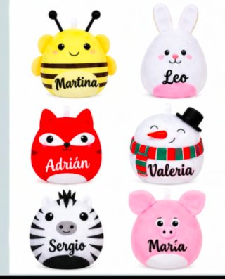 Bolas de peluche de Navidad