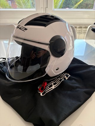Casco LS2 Airflow Blanco Talla M