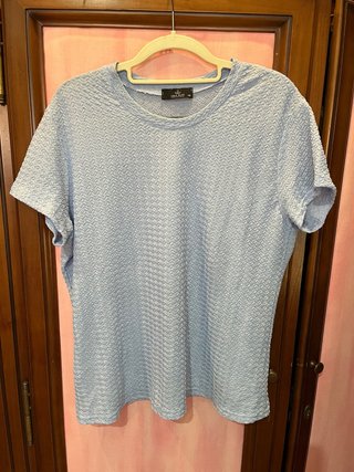 Camiseta LOLA RUIZ azul manga corta