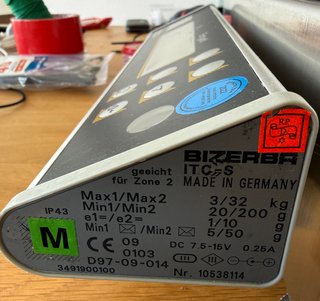 Balanza Bizerba ITG-S 3/32 kg